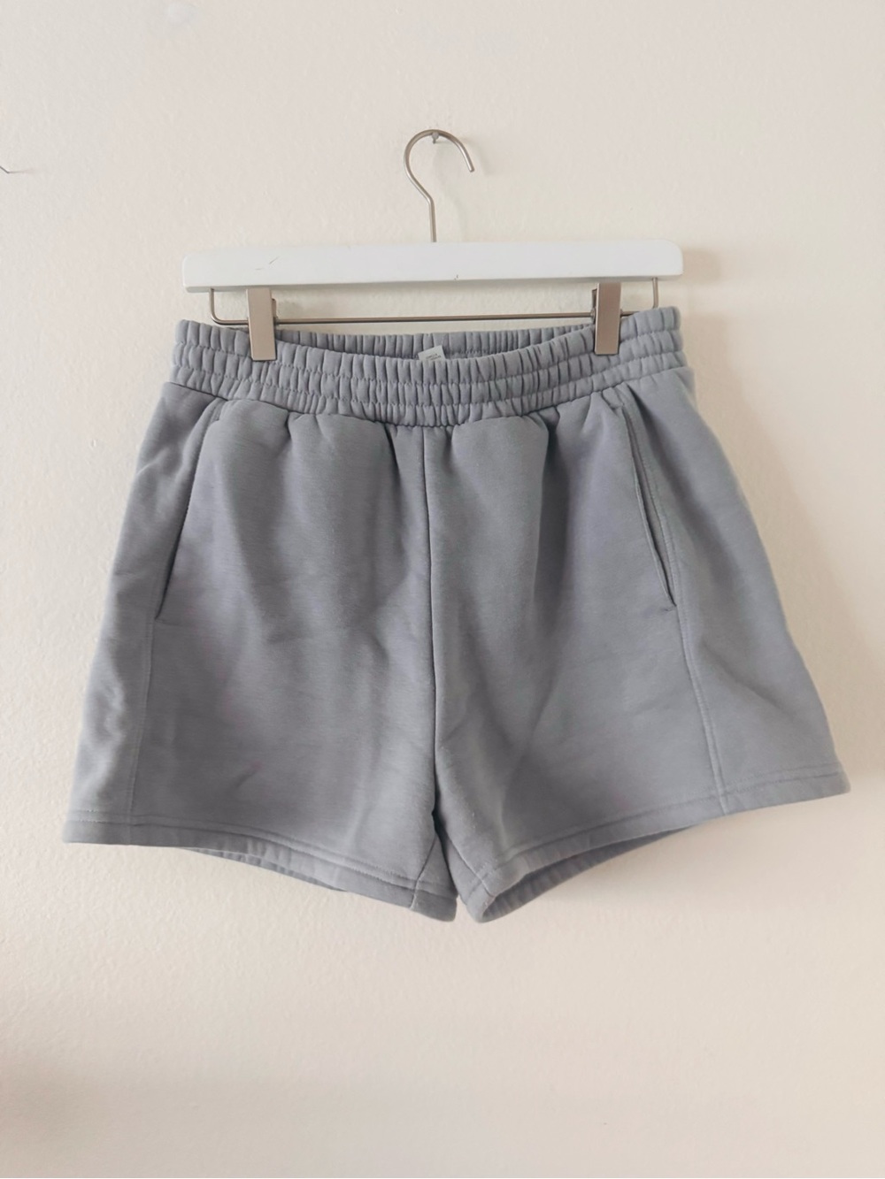 Balance Collection Elastic-Waist Gray Shorts